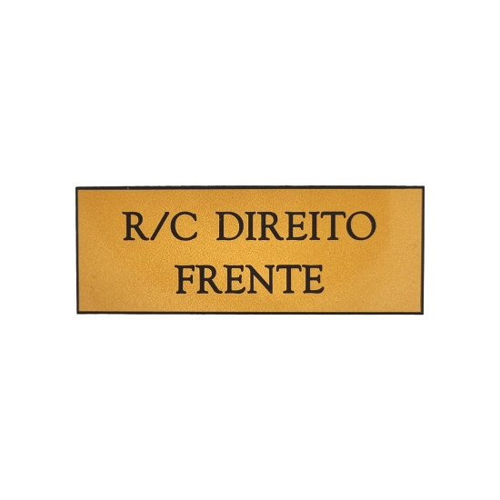 PLACA ACRÍLICA DE SINALIZAÇÃO – CORREIO 