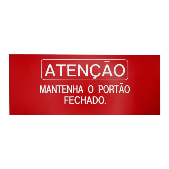 PLACA ACRÍLICA DE SINALIZAÇÃO 