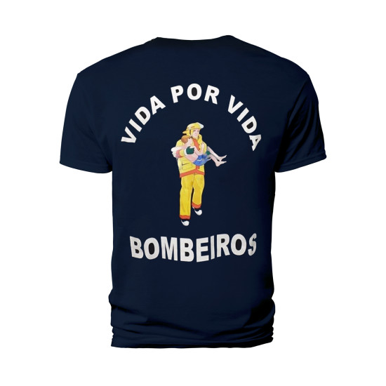 T-SHIRT BOMBEIROS VIDA POR VIDA