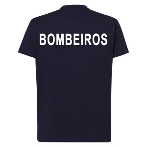 T-SHIRT BOMBEIROS COM VELCRO