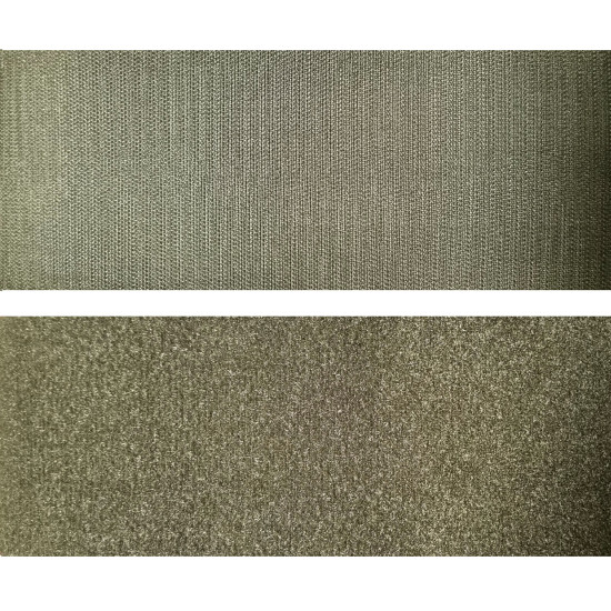 VELCRO VERDE MILITAR MACHO E FÊMEA 100MM