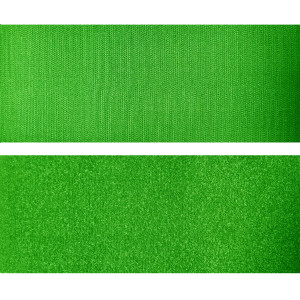 VELCRO VERDE FLORESCENTE MACHO E FÊMEA 100MM