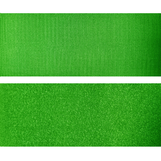 VELCRO VERDE FLORESCENTE MACHO E FÊMEA 100MM VELCRO VERDE FLORESCENTE MACHO E FÊMEA 100MM