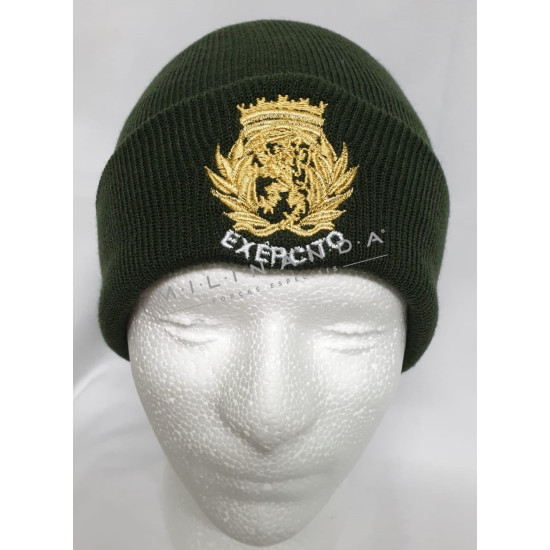 GORRO VERDE BORDADO EXÉRCITO