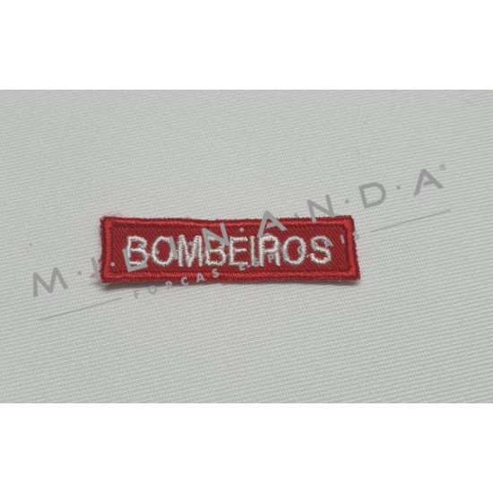 EMBLEMA BORDADO BOMBEIRO