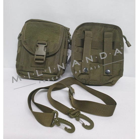 BOLSA VERDE C/SISTEMA MOLLE