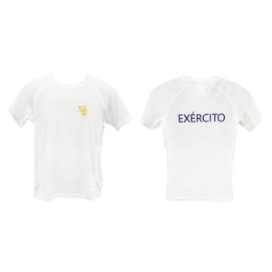 T-SHIRT BRANCA DESPORTO EXÉRCITO T-SHIRT BRANCA DESPORTO EXÉRCITO