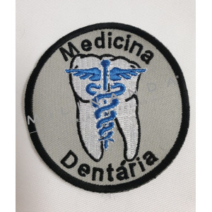 EMBLEMA BORDADO MEDICINA DENTÁRIA EMBLEMA BORDADO MEDICINA DENTÁRIA