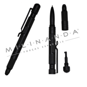 Penna Tattica Tactical Pen MIL-TEC in Alluminio Aeronautico con