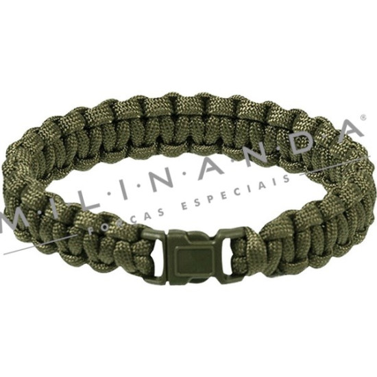 PULSEIRA PARACORD VERDE