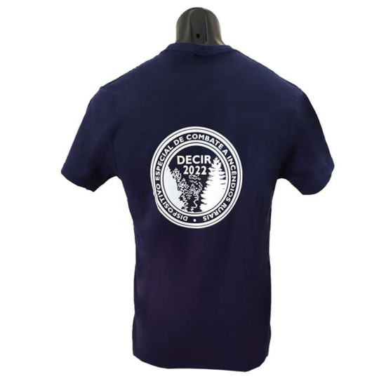 T-SHIRT AZUL CURSO BOMBEIROS DECIR 2022